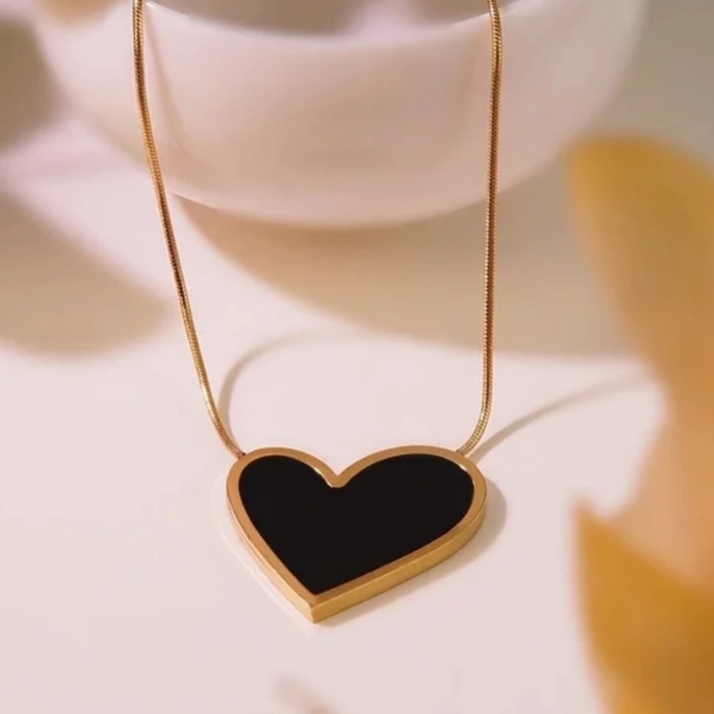 18K Gold Plated Heart Necklace